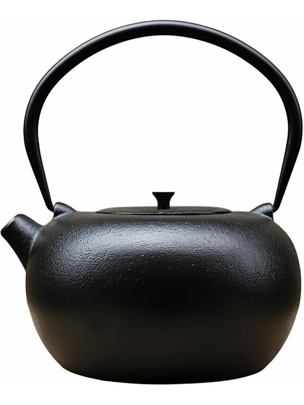 Black Cast Iron Kitchen Chinese Teapot 67.6oz 2000 ml Stovetop Induction Infuser